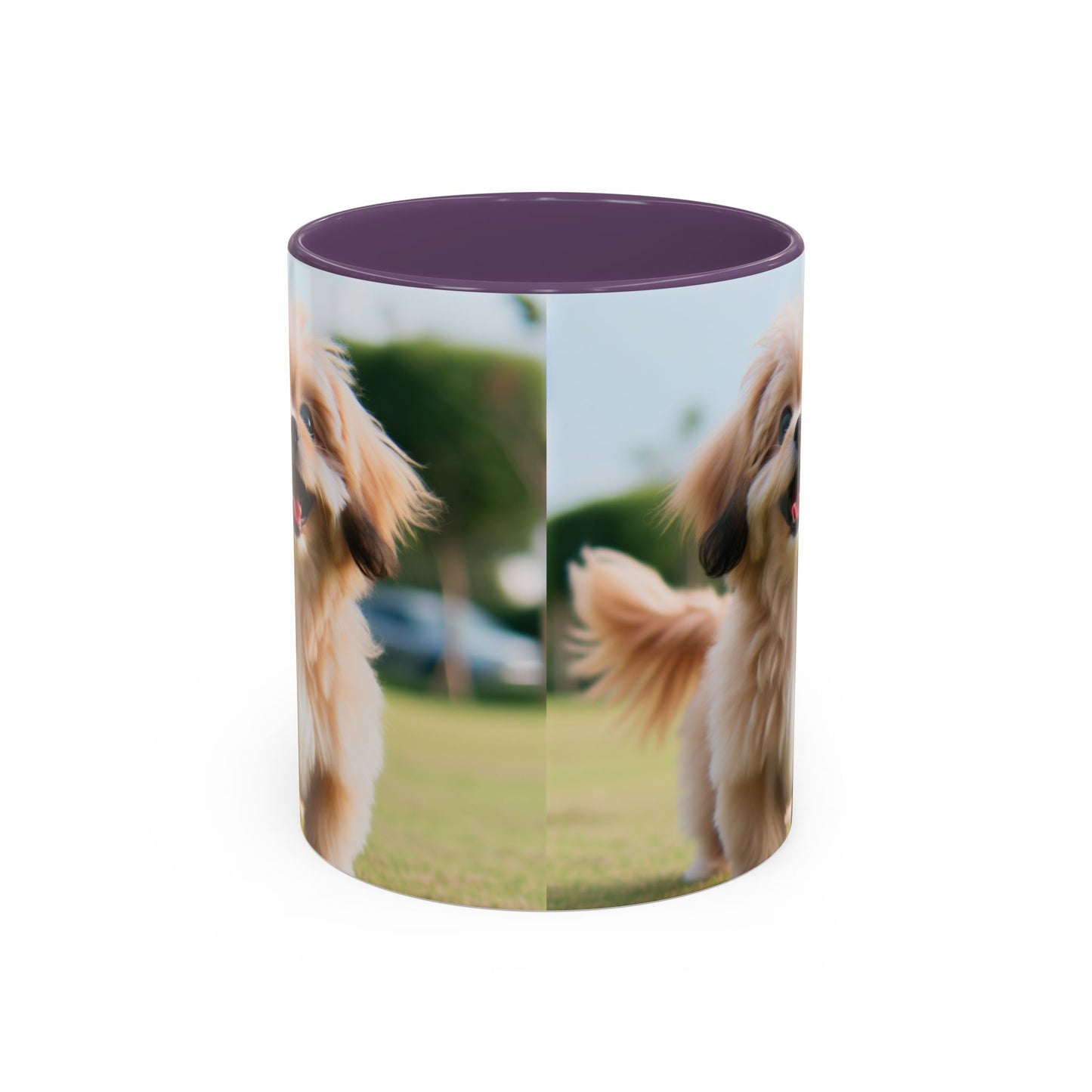 Taza de café con detalles de Pekapoo: el regalo perfecto para los amantes de los perros