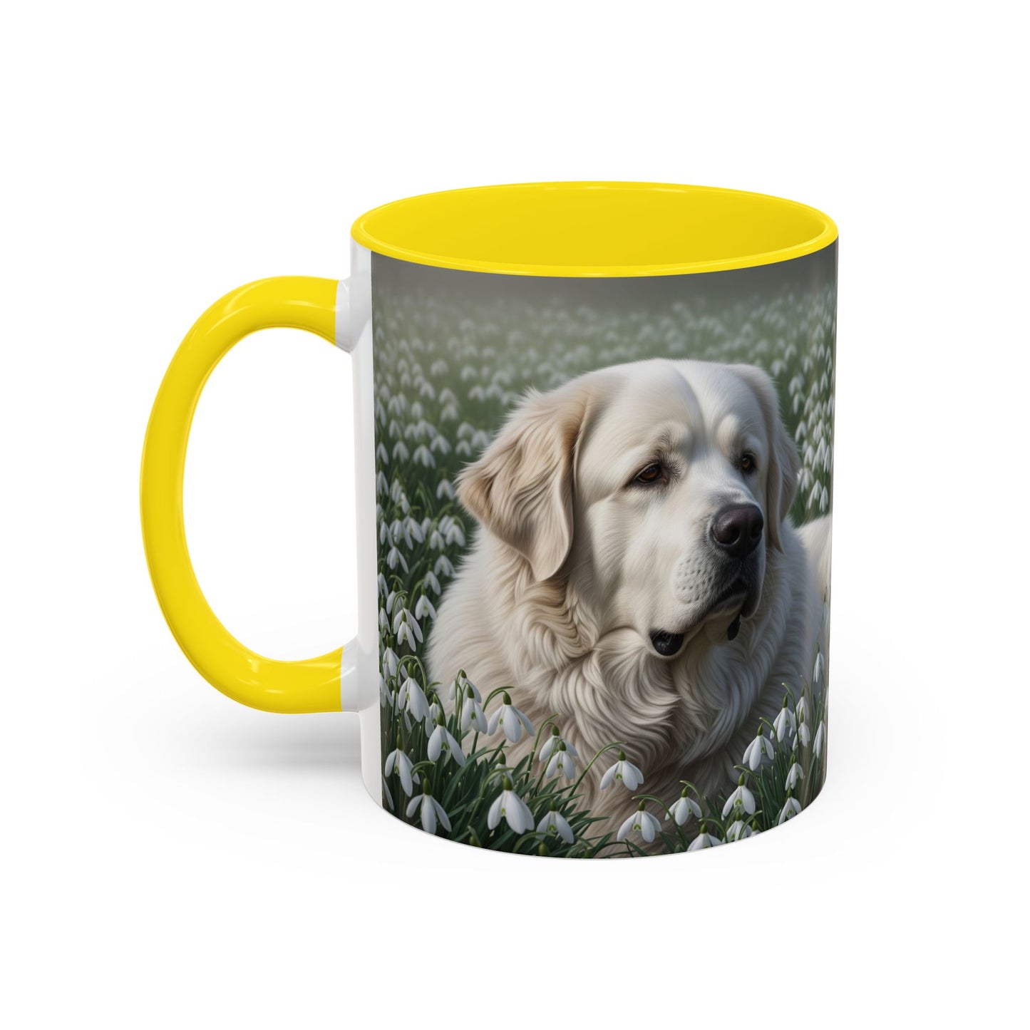 Mug à café avec motif de mastiff des Pyrénées - Cadeau idéal pour les amoureux des chiens