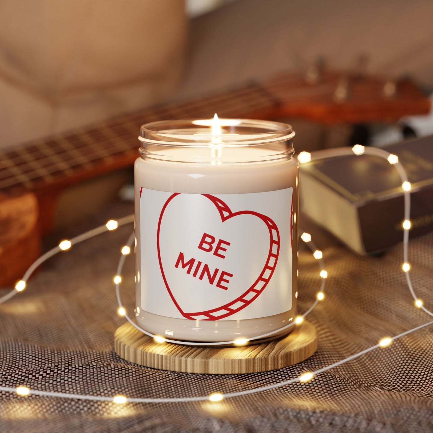 Be Mine Candy Hearts- Scented Soy Candle, 9oz