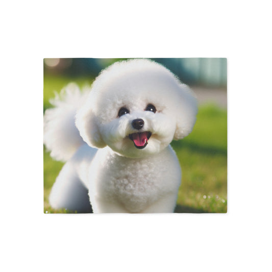 Bichon Frise Sweatshirt Blanket