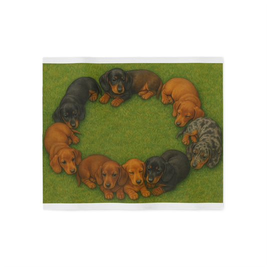 Dachshund puppies Sweatshirt Blanket