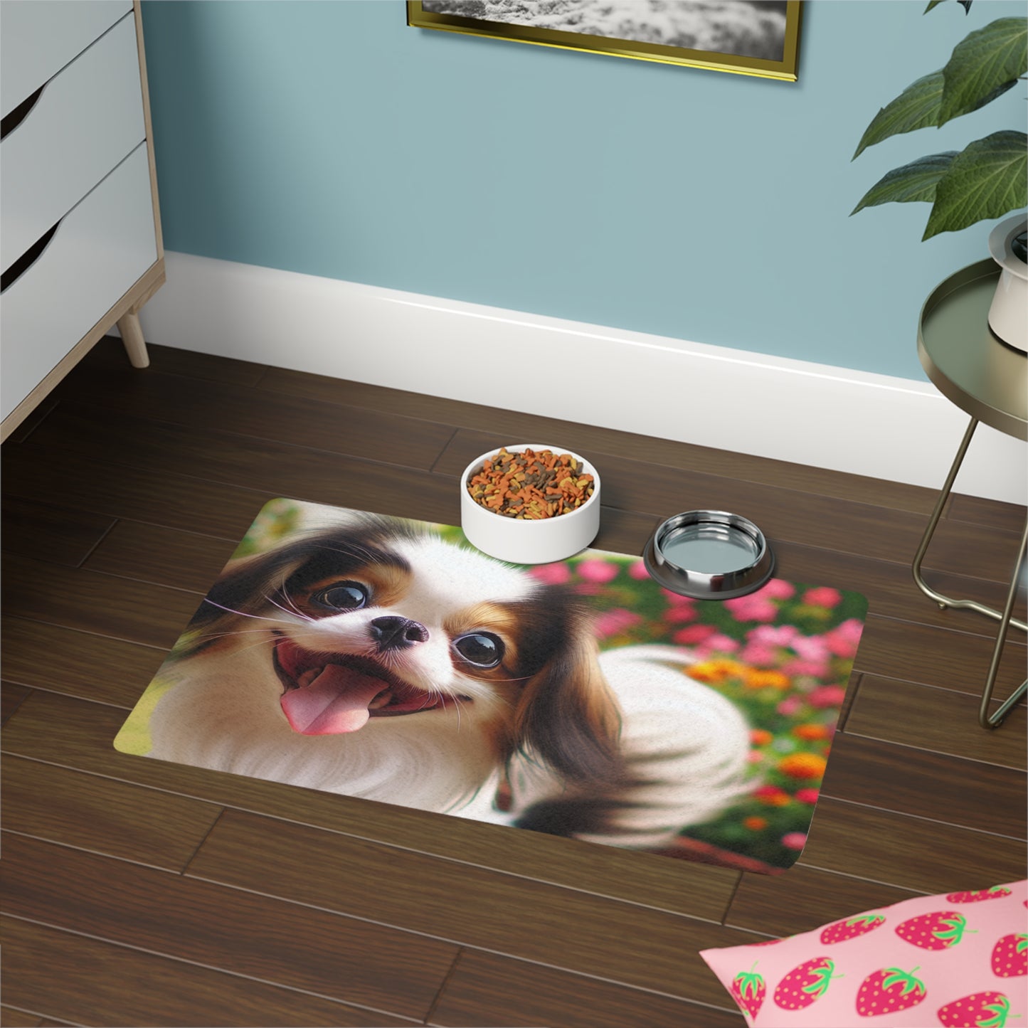 Pet Food Mat (12x18) - Japanese Chin