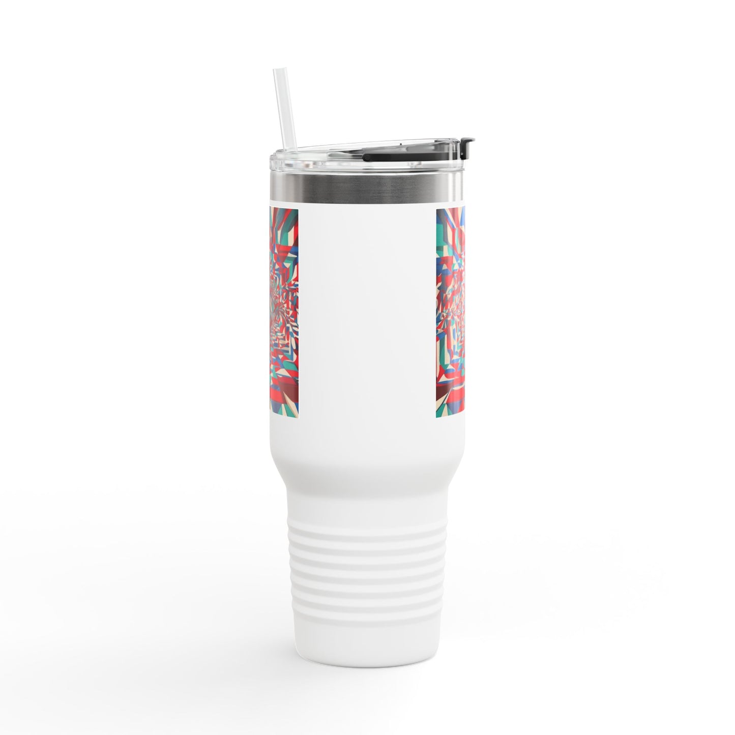 Optical Illusion Insulated Travel Mug, 40oz