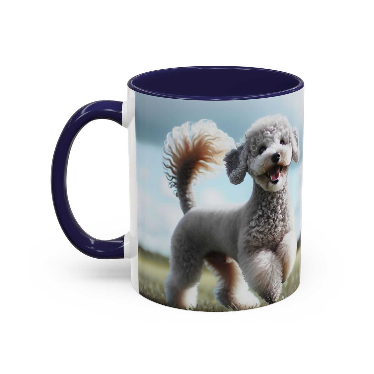 Bedlington Terrier Accent Coffee Mug - Perfect Gift for Dog Lovers