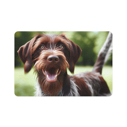 Pet Food Mat (12x18) - Wirehaired Slovakian Pointer