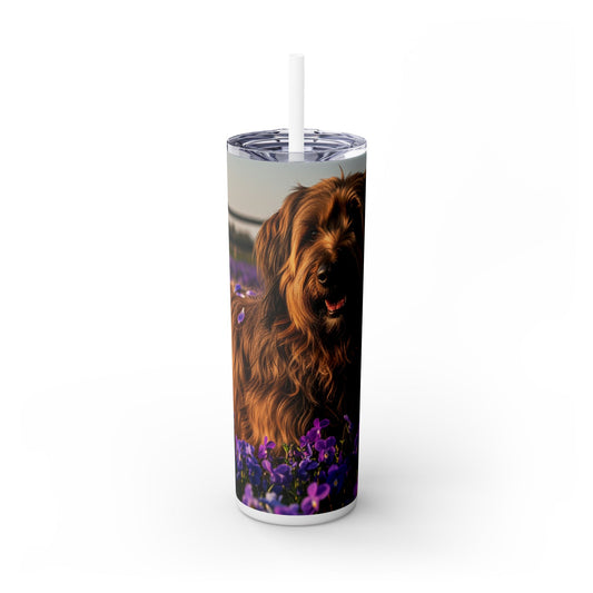 Briard Tumbler with Straw, 20oz