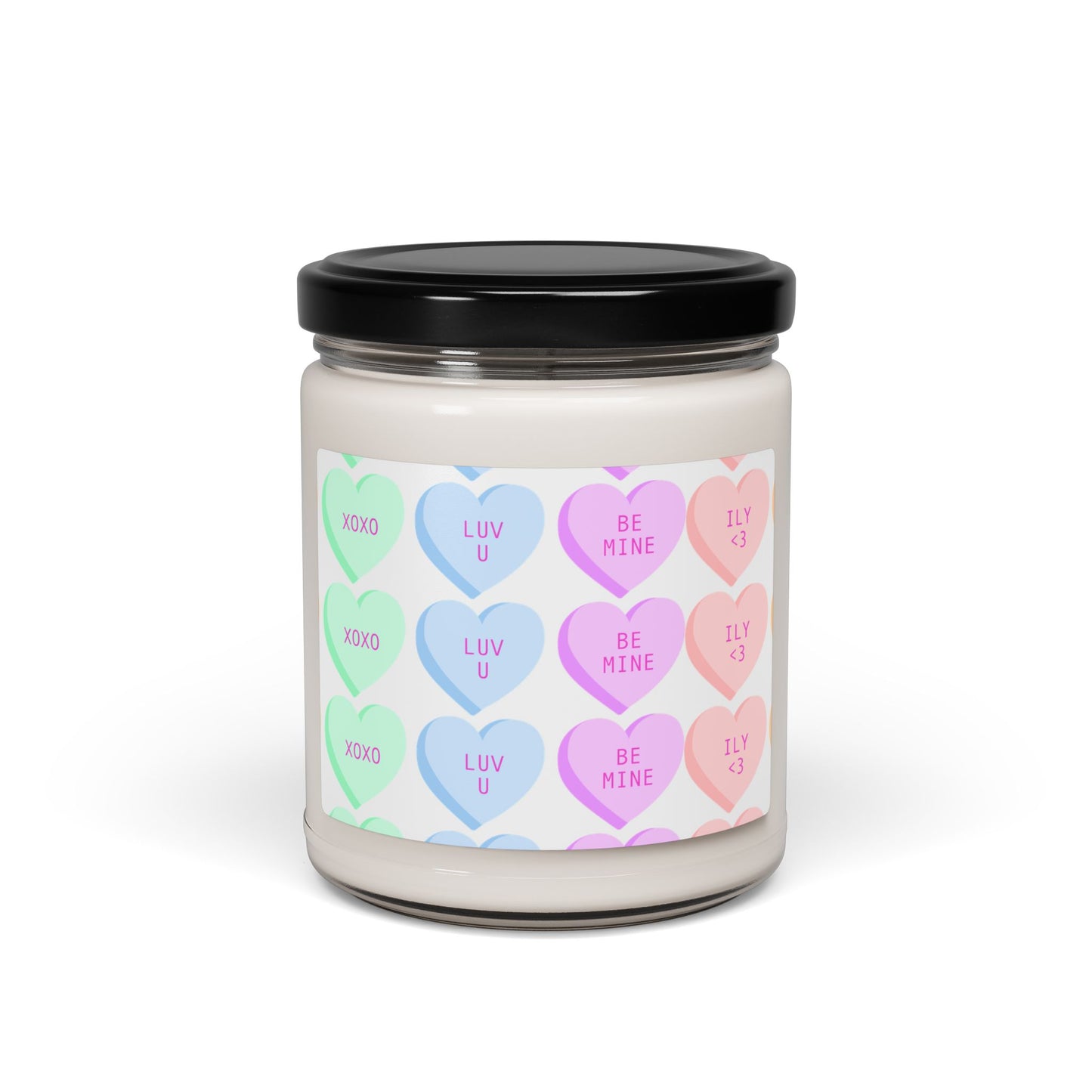 Candy Hearts- Scented Soy Candle, 9oz