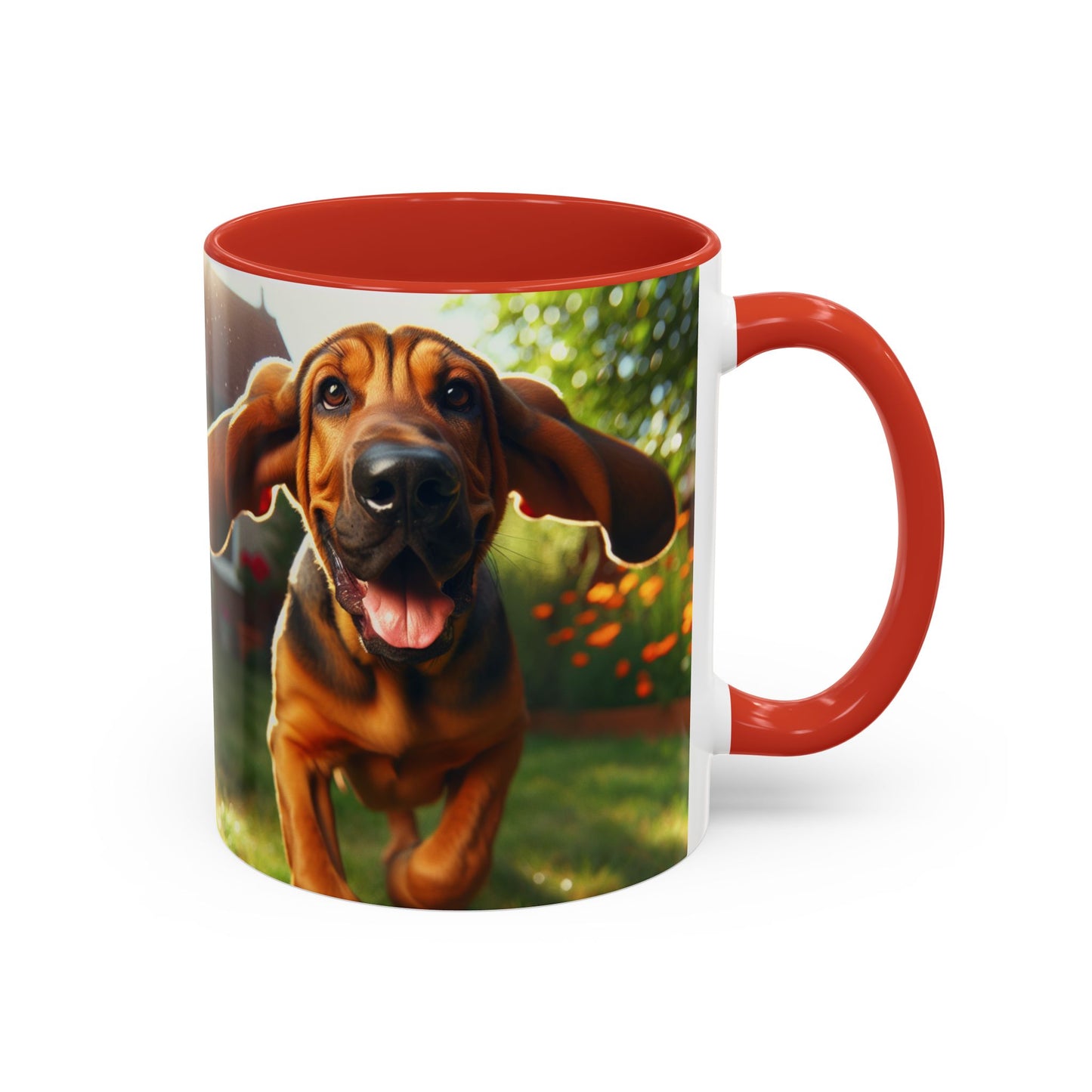 Bloodhound Accent Coffee Mug - Perfect Gift for Dog Lovers