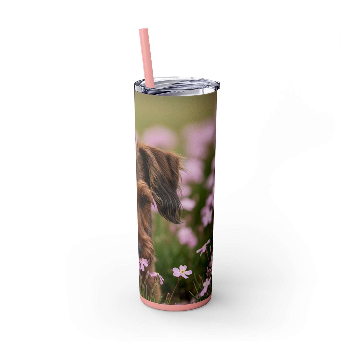 Gobelet isotherme Cesky Terrier avec paille, 590 ml