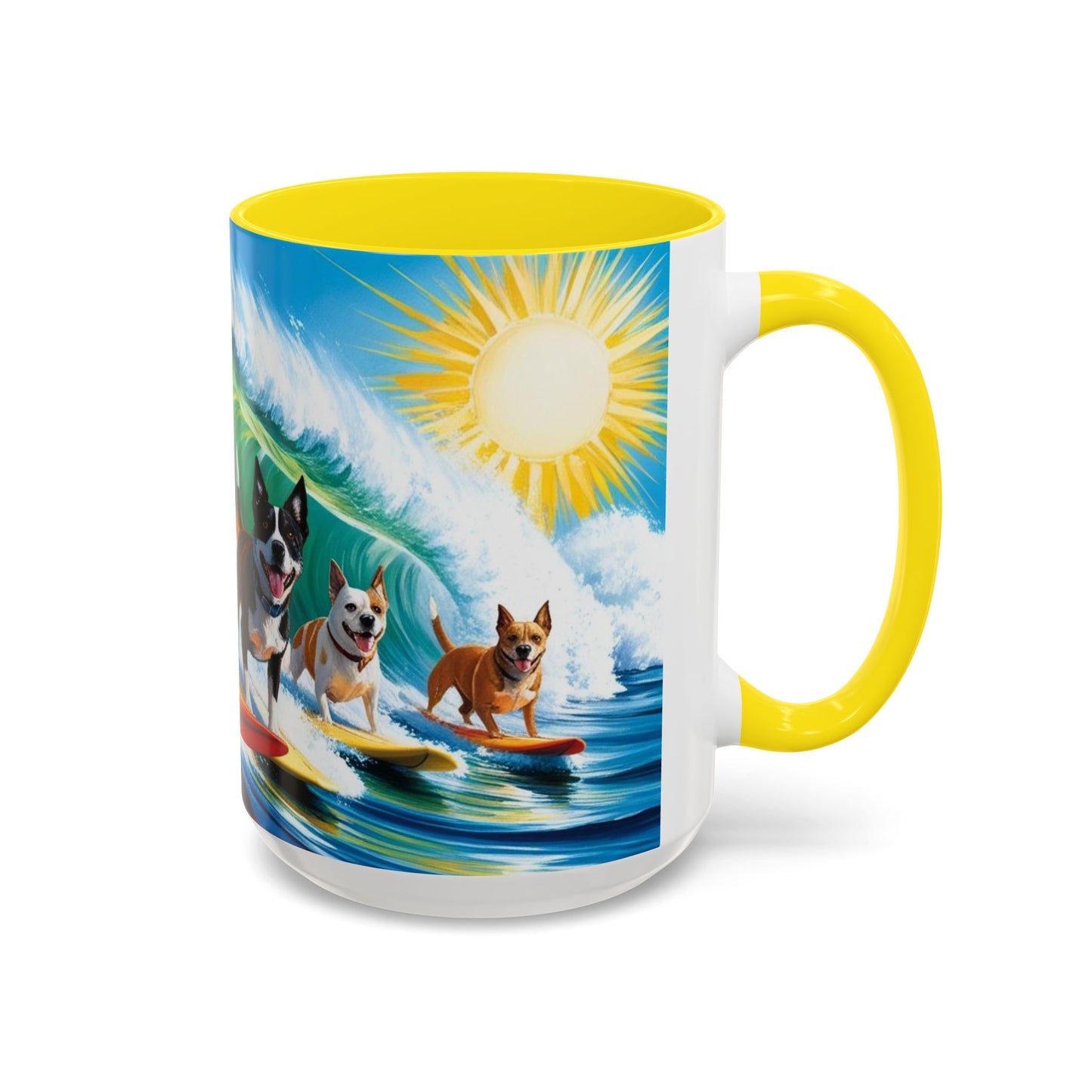 Taza de café con detalles de Surf Dogs: el regalo perfecto para los amantes de los perros