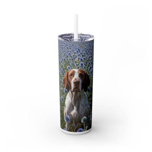 Braque Francais Pyrenean Tumbler with Straw, 20oz