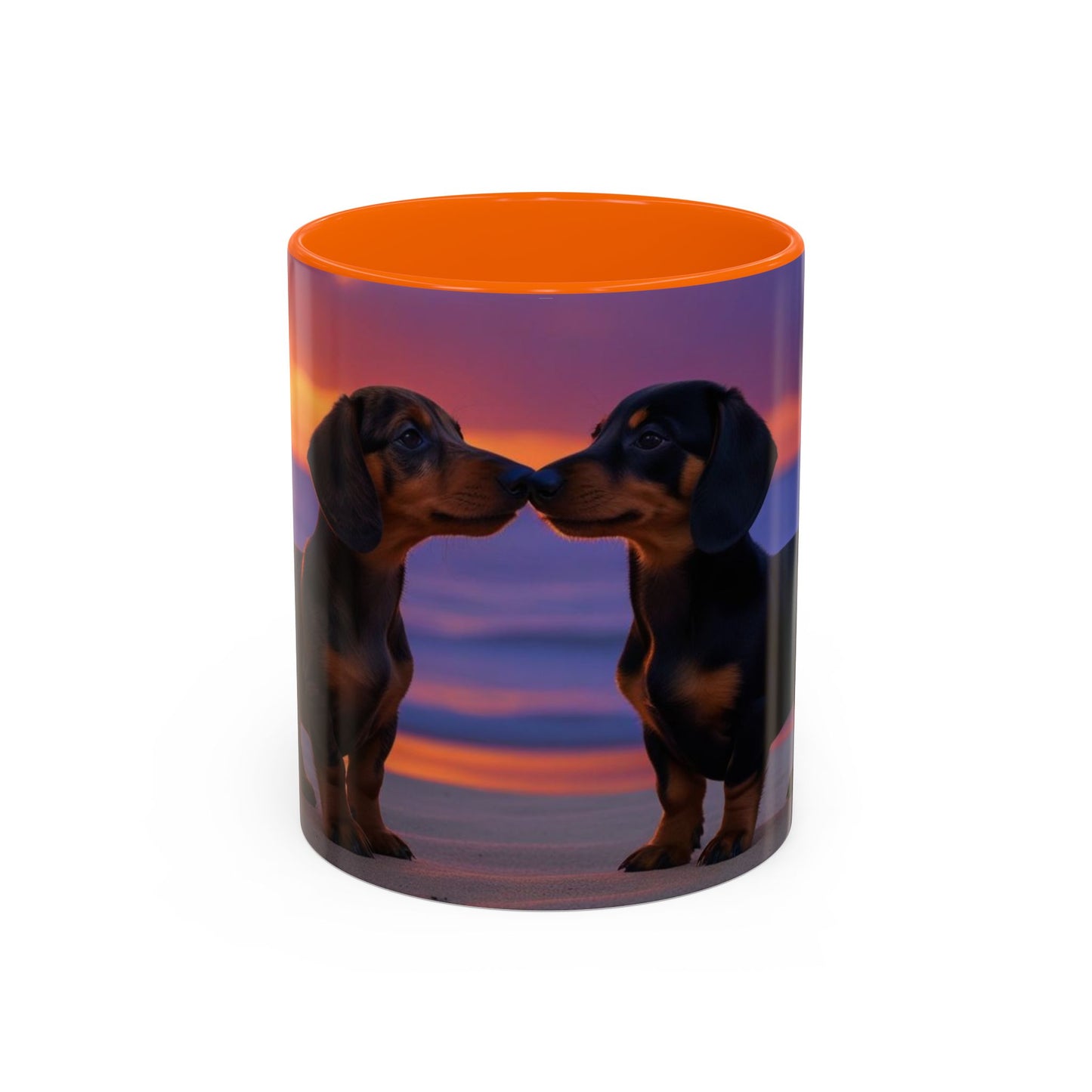 Dachshund Love Accent Coffee Mug - Perfect Gift for Dog Lovers