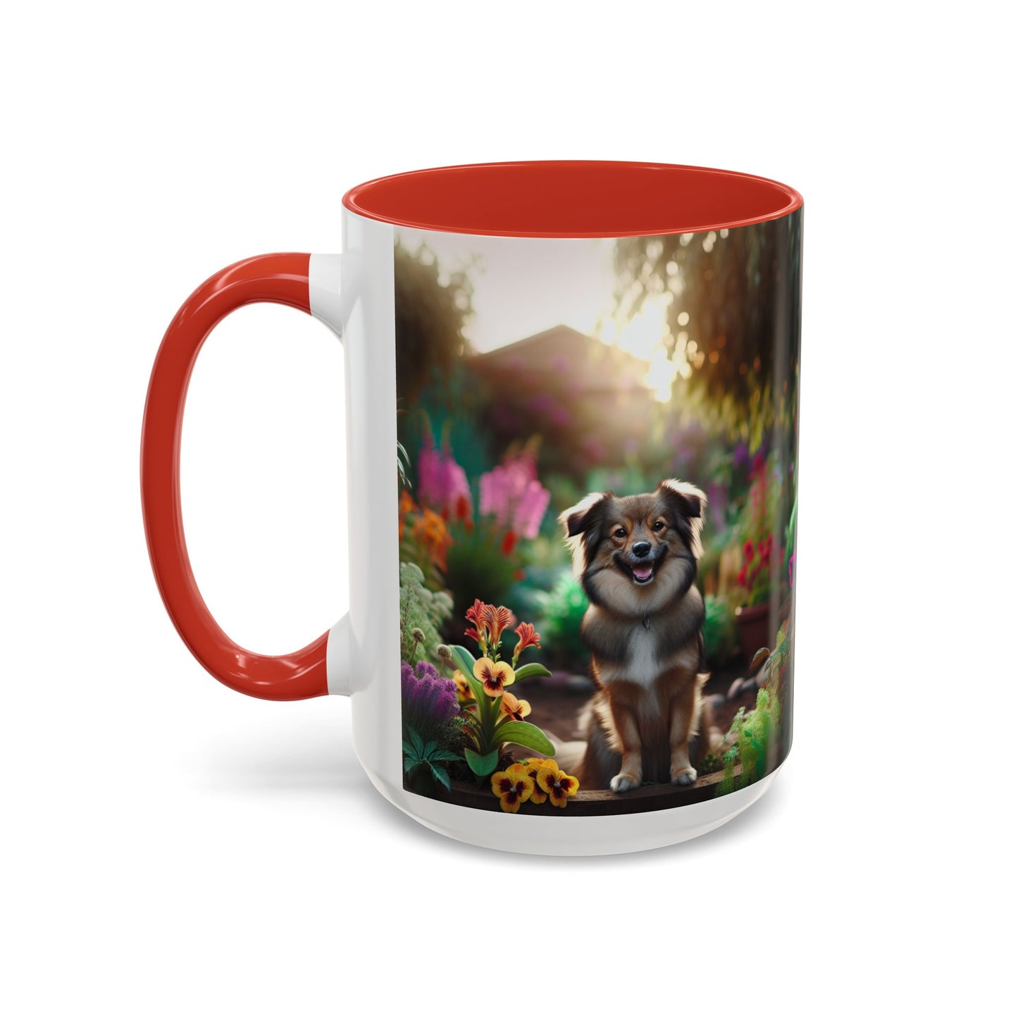 Taza de café con orquídea inca peruana: el regalo perfecto para los amantes de los perros.