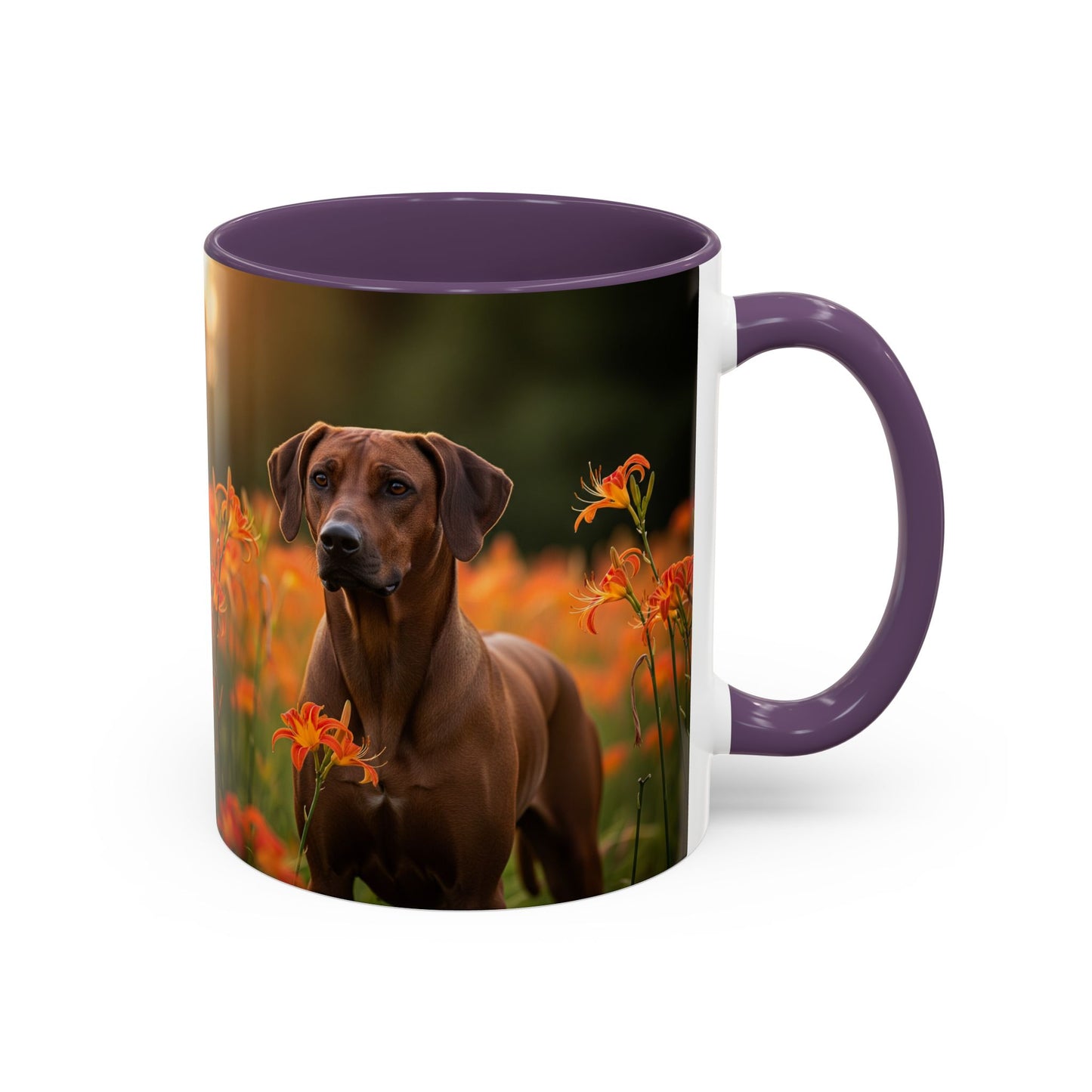 Taza de café con diseño de Rhodesian Ridgeback: el regalo perfecto para los amantes de los perros.