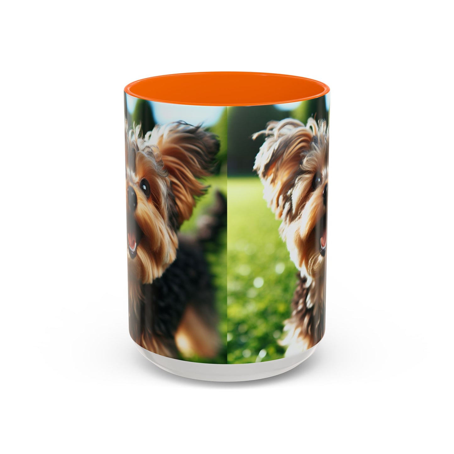 Yorkiepoo Accent Coffee Mug - Perfect Gift for Dog Lovers