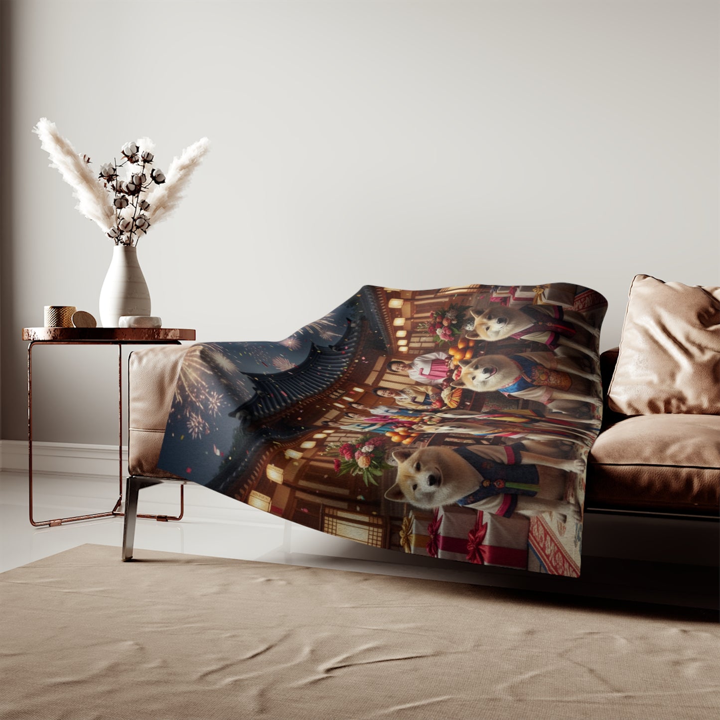 Korean Jindo Dog Blanket