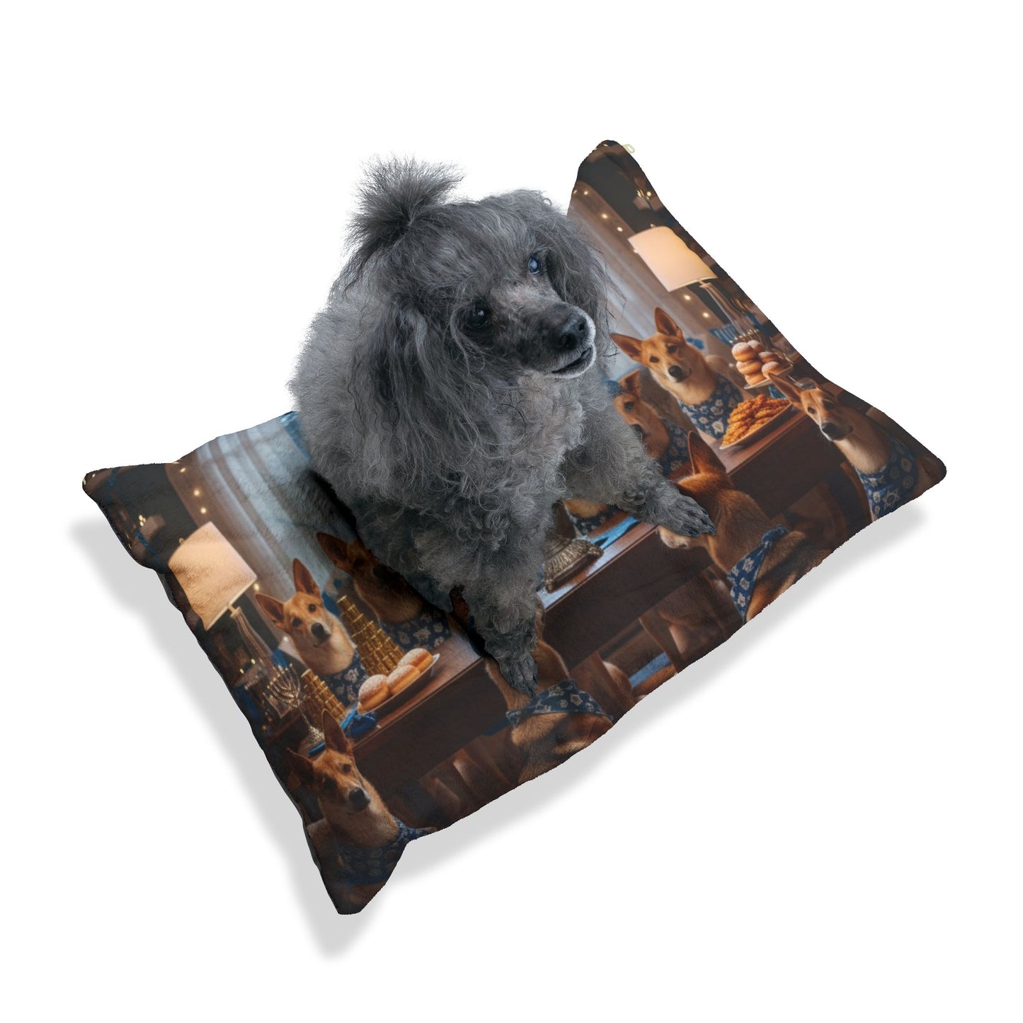 Hanukkah Canann Dog Pet Bed