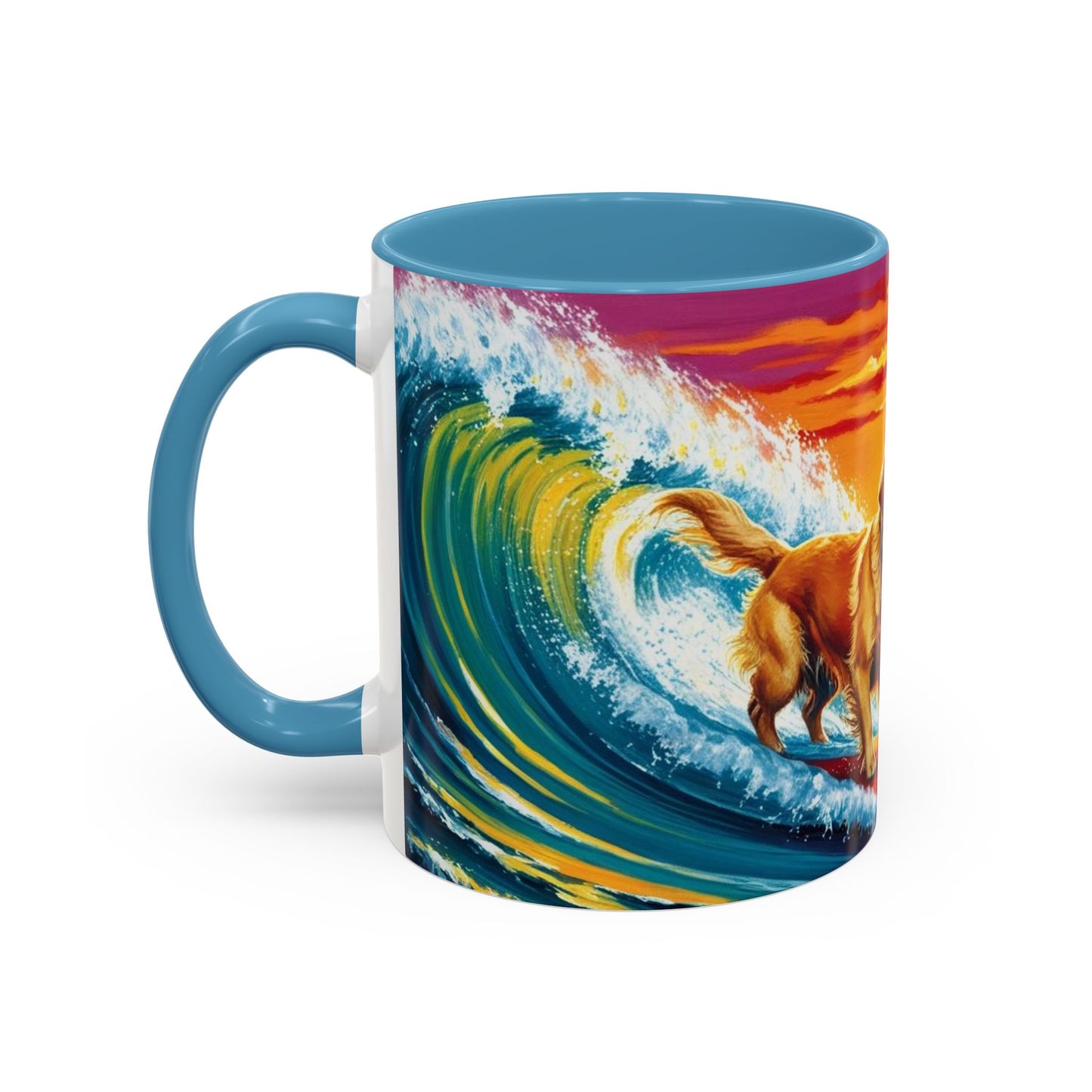 Taza de café con detalles de Surf Dogs: el regalo perfecto para los amantes de los perros