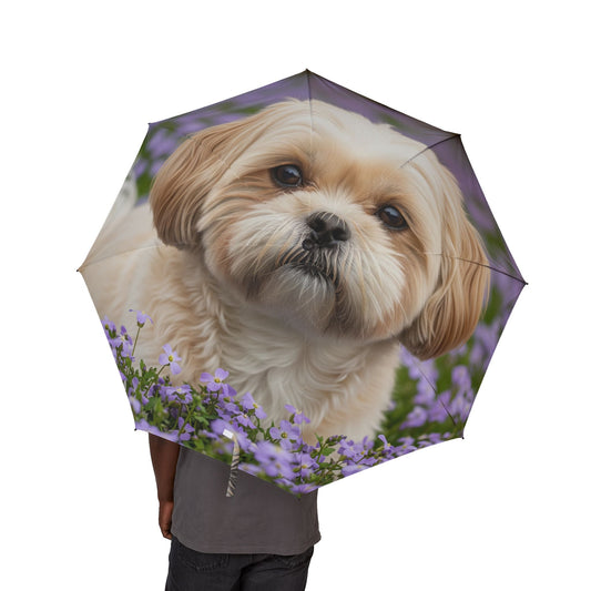 Shih-poo Semi-Automatic Foldable Umbrella