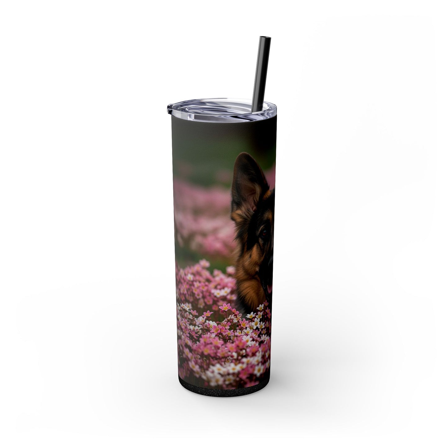 German Shepherd Tumbler with Straw, 20oz
