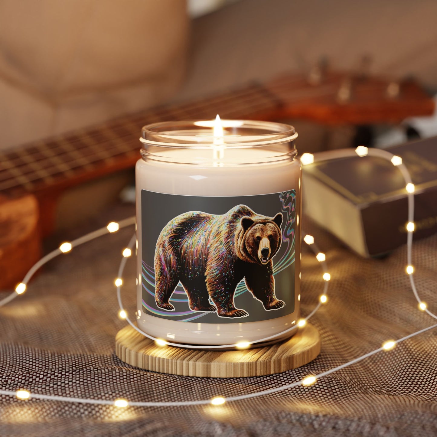 Psychedelic Grizzly- Scented Soy Candle, 9oz