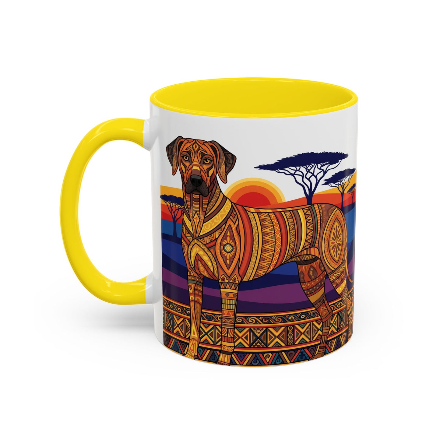 Taza de café con diseño de Rhodesian Ridgeback: el regalo perfecto para los amantes de los perros.