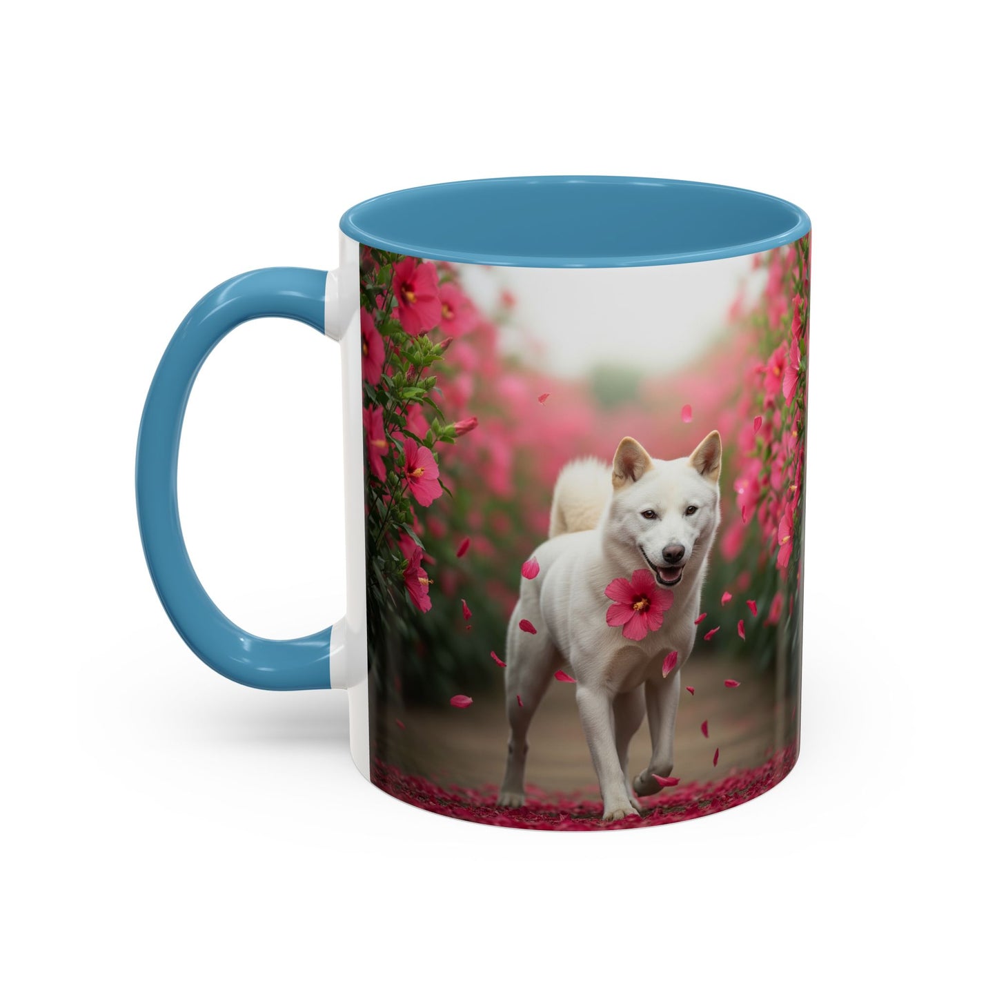 Taza de café con diseño de perro Jindo coreano: el regalo perfecto para los amantes de los perros.