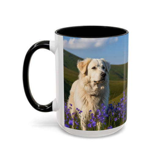 Taza de café con detalles de pastor rumano de los Cárpatos: el regalo perfecto para los amantes de los perros.