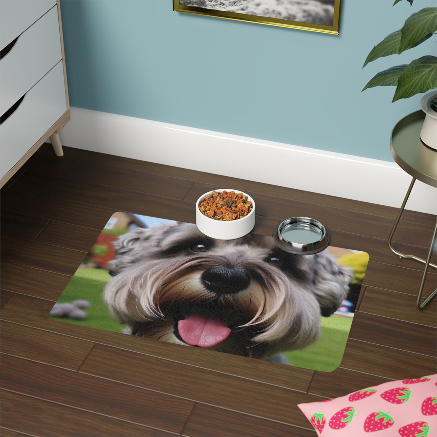 Pet Food Mat (12x18) - Schnoodle