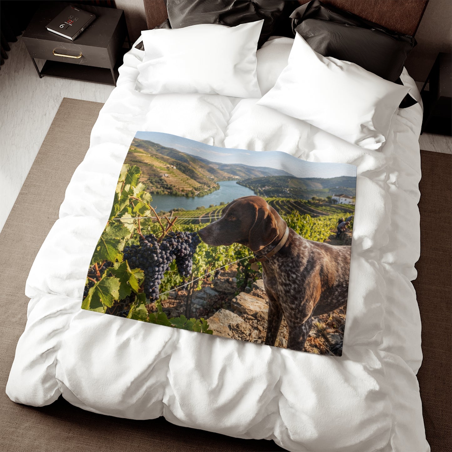 Portuguese Pointing Dog Blanket