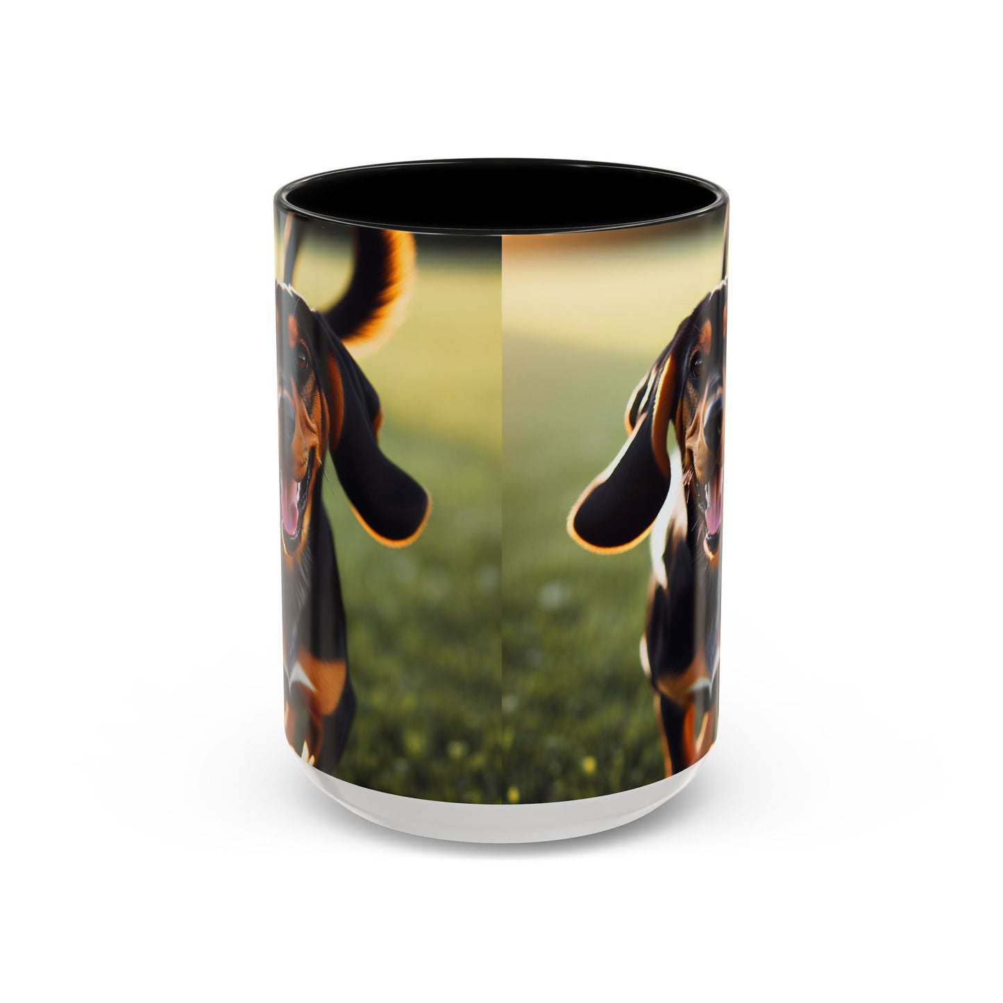 Black and Tan Coonhound Accent Coffee Mug - Perfect Gift for Dog Lovers