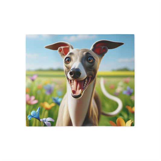 Whippet Sweatshirt Blanket