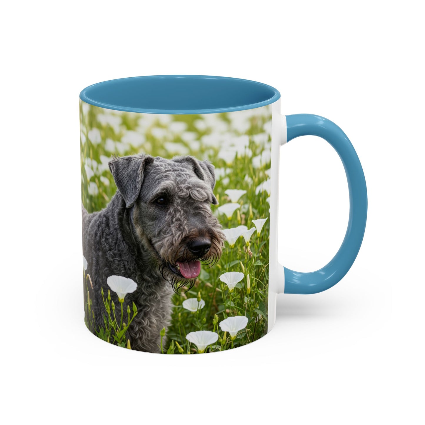 Taza de café con diseño de Kerry Blue Terrier: el regalo perfecto para los amantes de los perros.