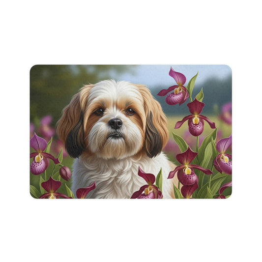 Pet Food Mat (12x18) - Lhasa Apso