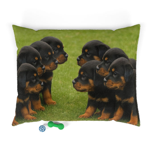 Rottweiler puppies Pet Bed