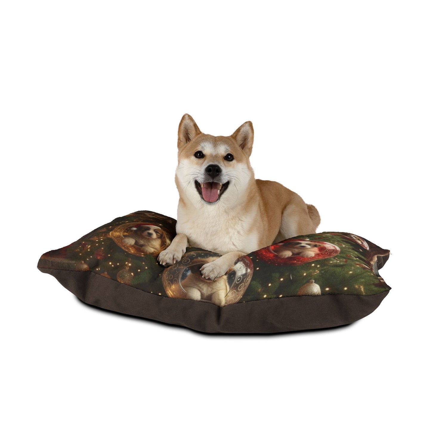 Christmas Puppy Ornament Pet Bed