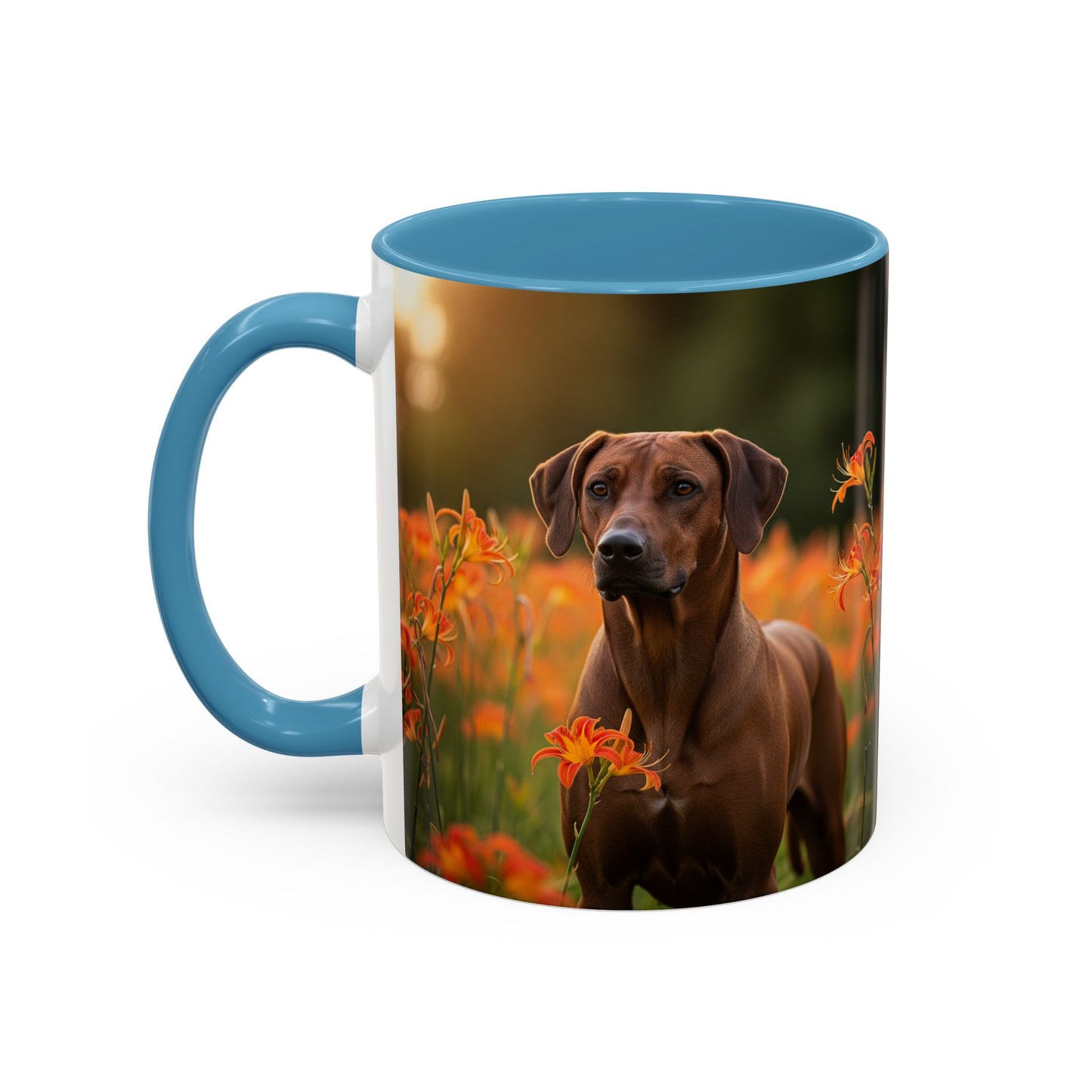 Taza de café con diseño de Rhodesian Ridgeback: el regalo perfecto para los amantes de los perros.
