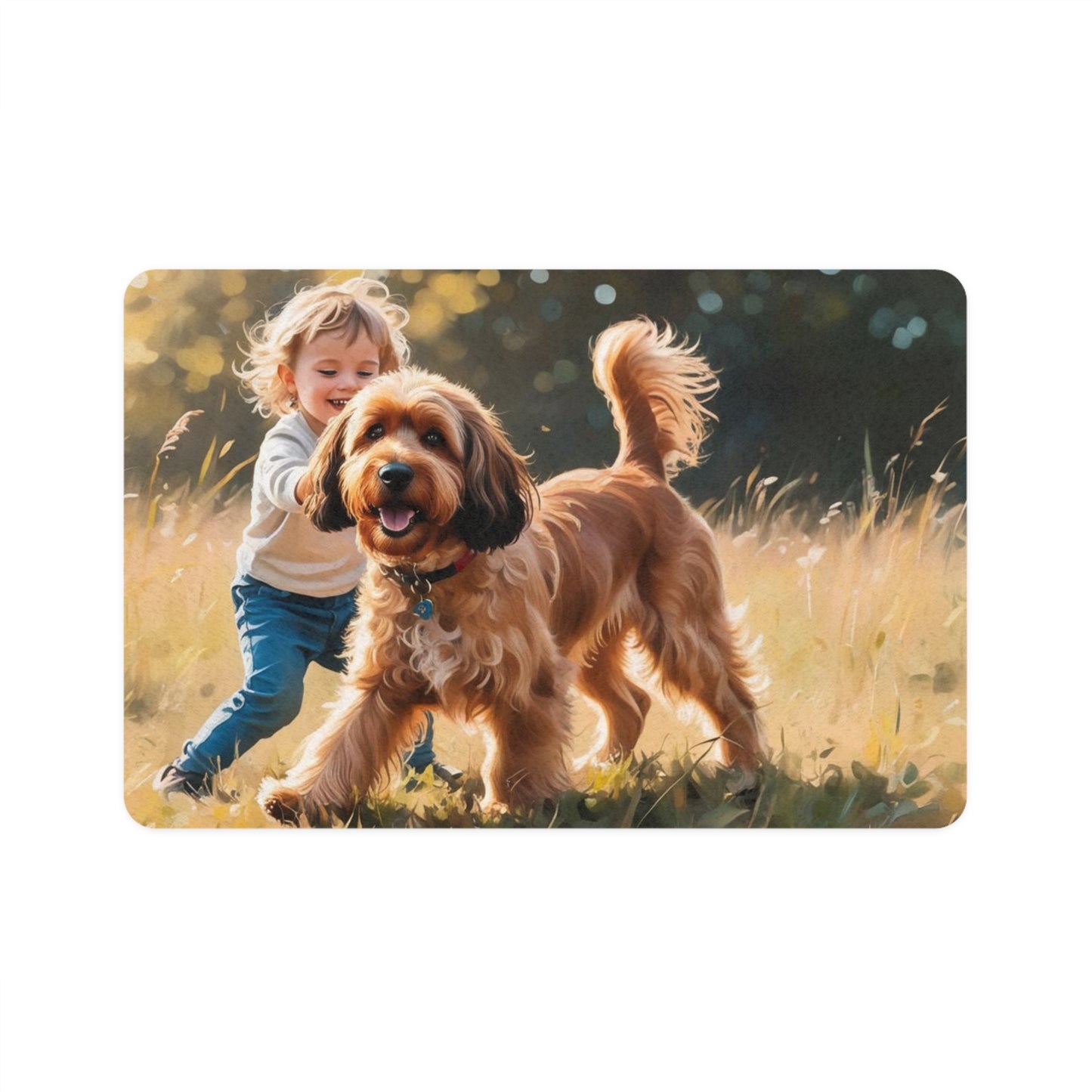 Pet Food Mat (12x18) - Bouvier des Flandres