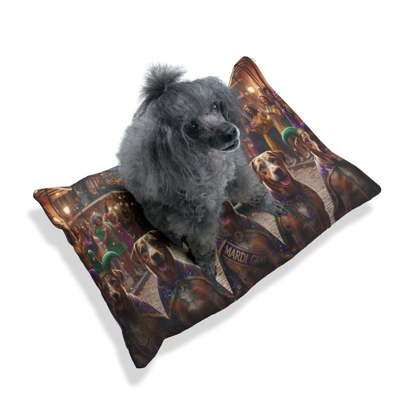 Mardi Gras Dog Parade Pet Bed