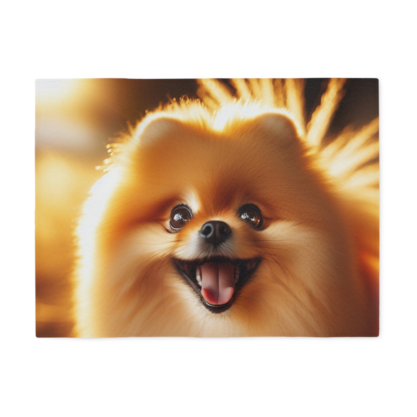 Pomeranian Sweatshirt Blanket