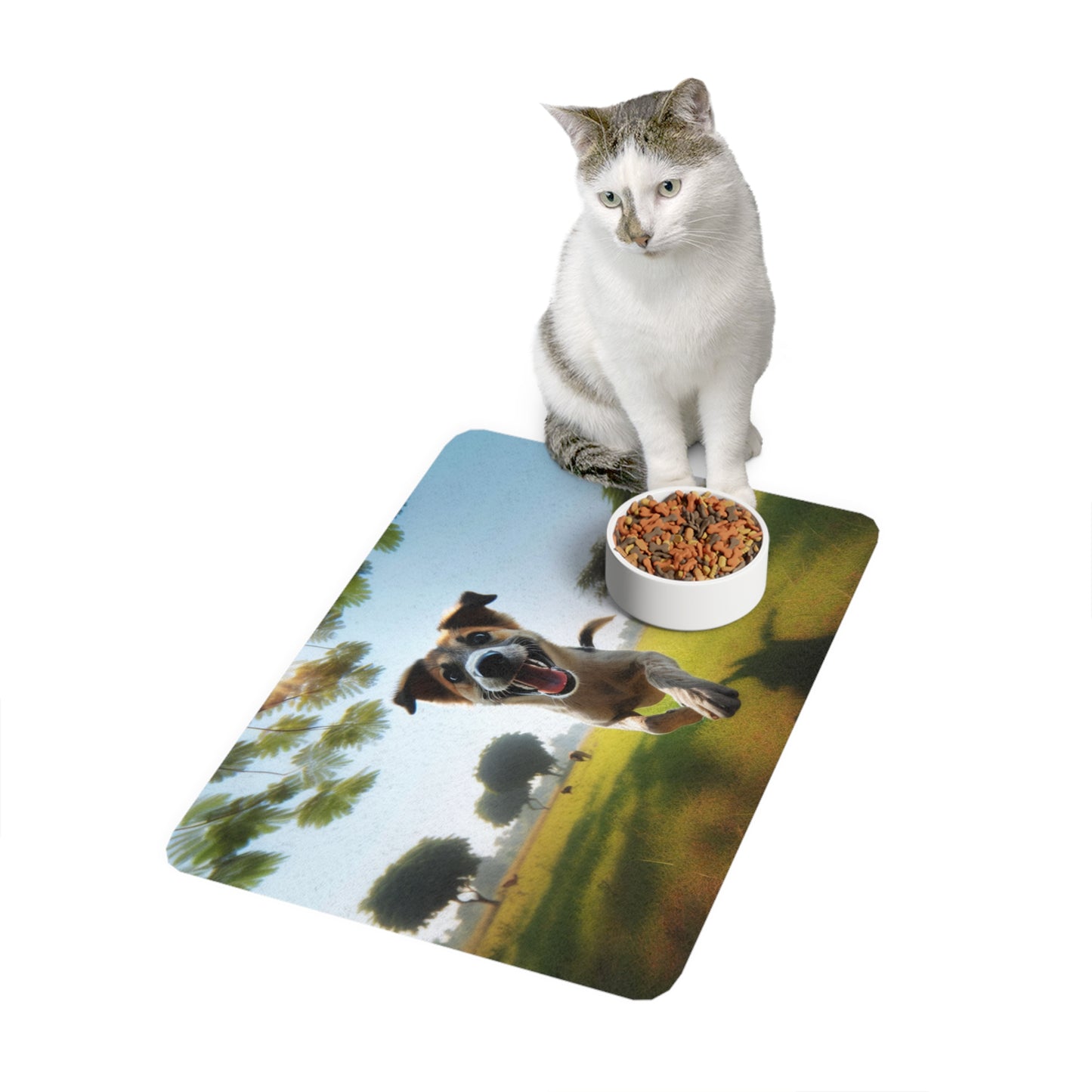 Pet Food Mat (12x18) - Indian Pariah Dog