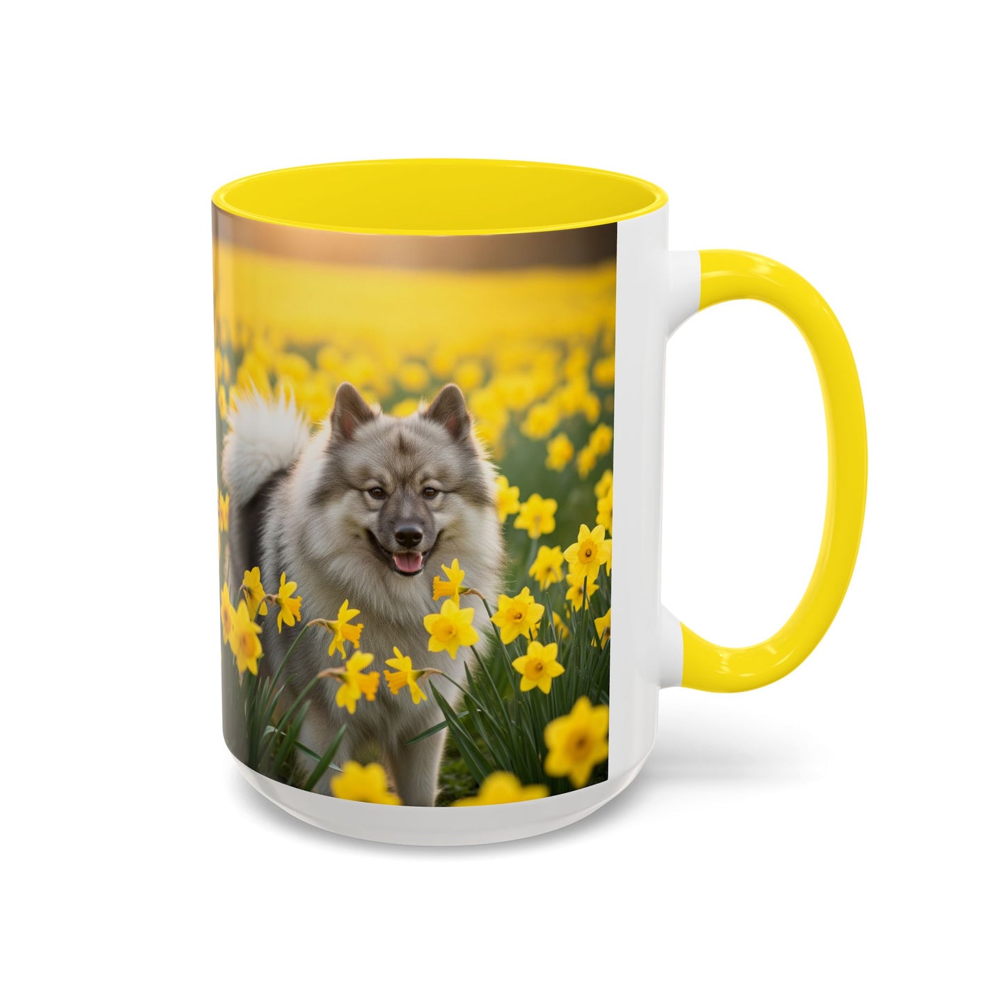 Taza con detalles de Keeshond: el regalo perfecto para los amantes de los perros