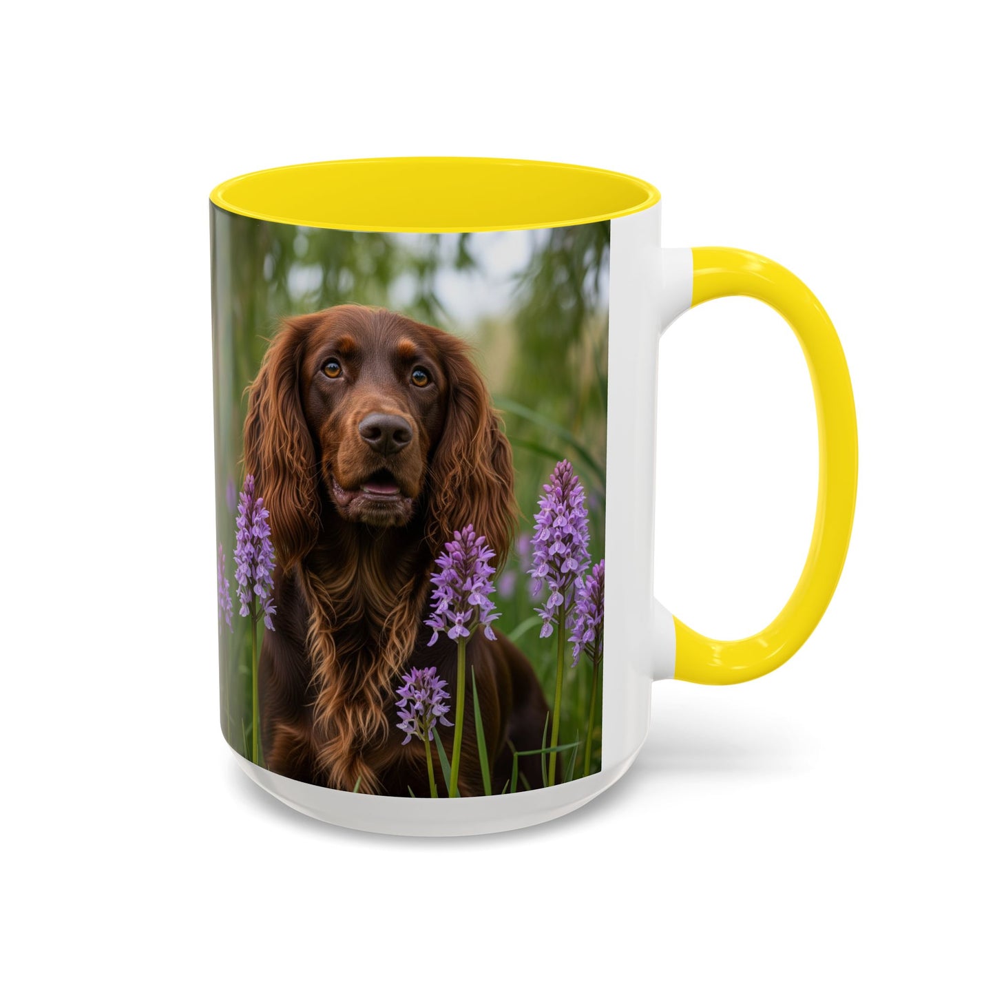 Mug à café à motif épagneul Pont-Audemer - Cadeau idéal pour les amoureux des chiens