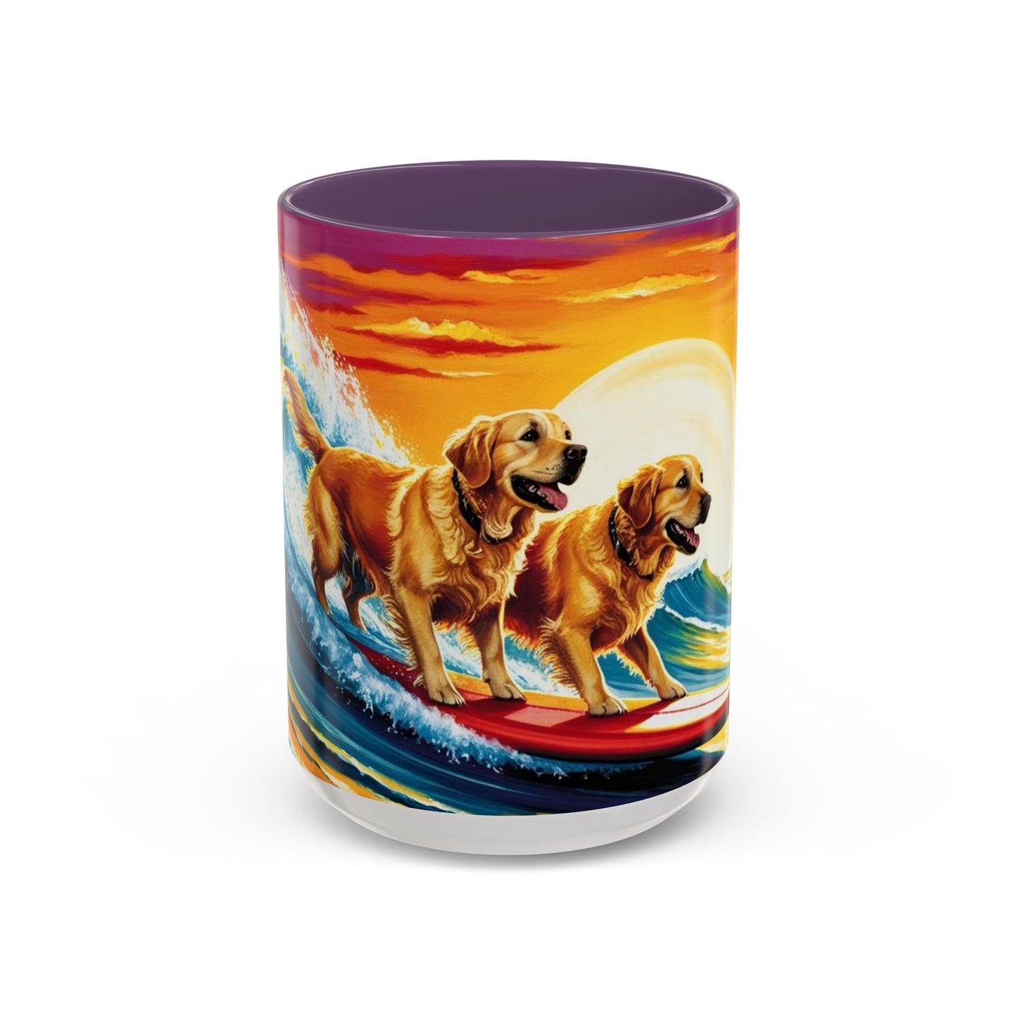 Taza de café con detalles de Surf Dogs: el regalo perfecto para los amantes de los perros