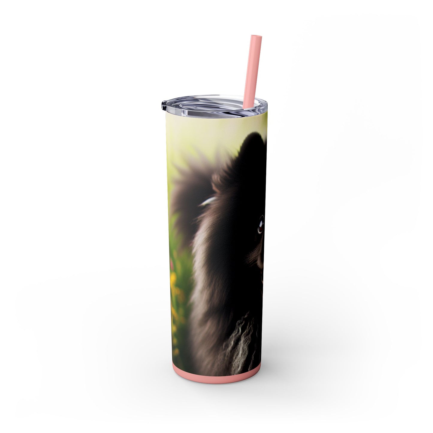 Swedish Lapphund Skinny Tumbler with Straw, 20oz