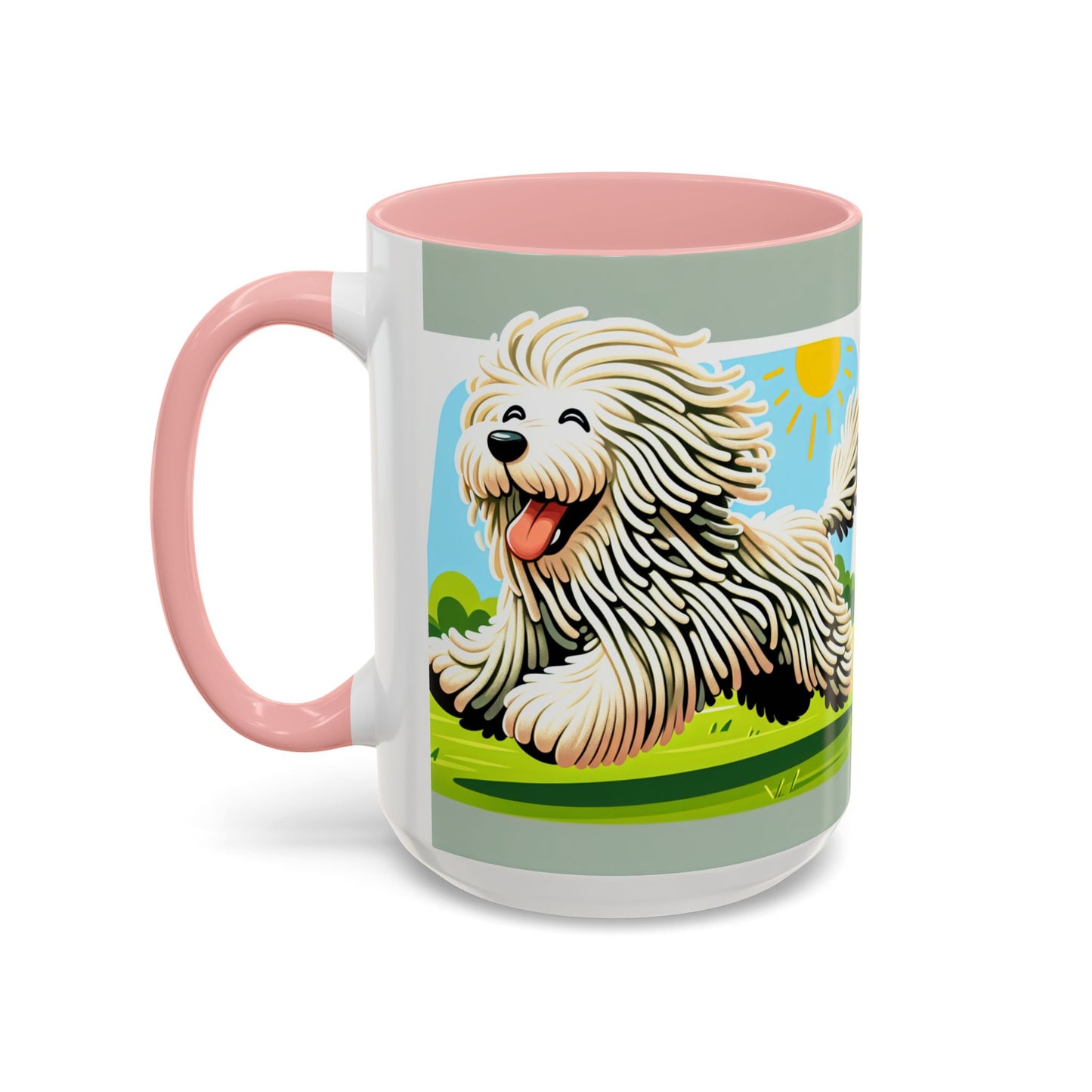 Mug Komondor Accent - Le cadeau idéal pour les amoureux des chiens