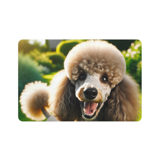 Pet Food Mat (12x18) - Standard Poodle