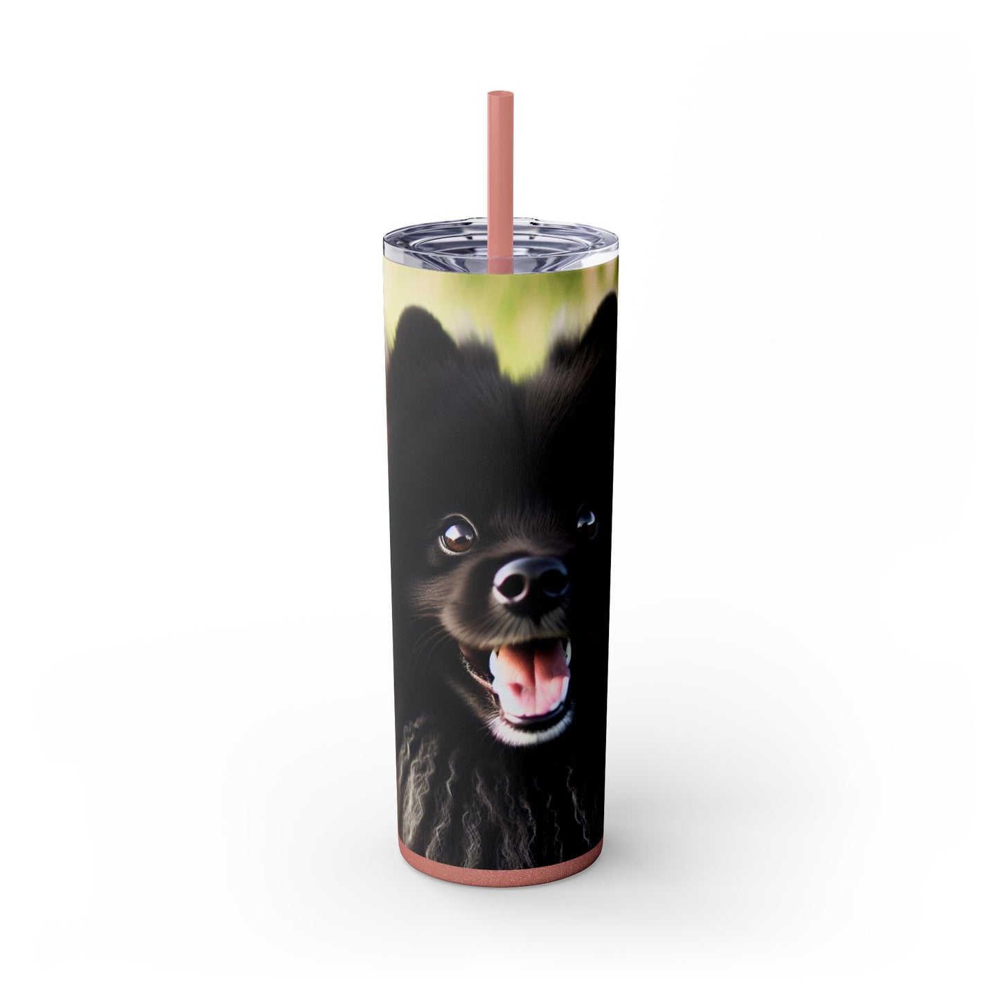 Swedish Lapphund Skinny Tumbler with Straw, 20oz