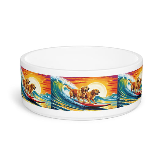 Surf Dogs Pet Bowl