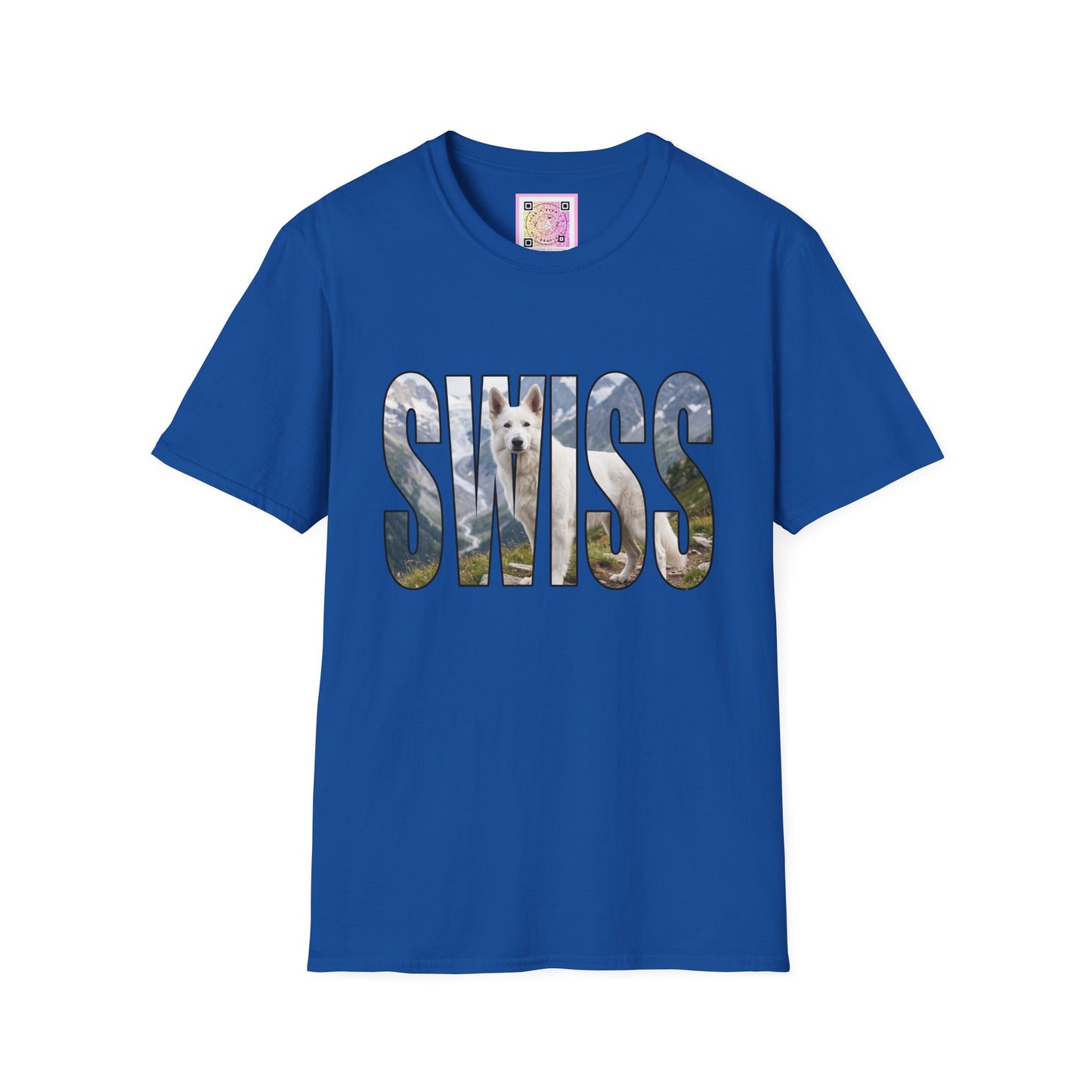 White Swiss Mountain Dog Tee Shirt